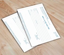 Dịch vụ In biên lai tại Tiền giang