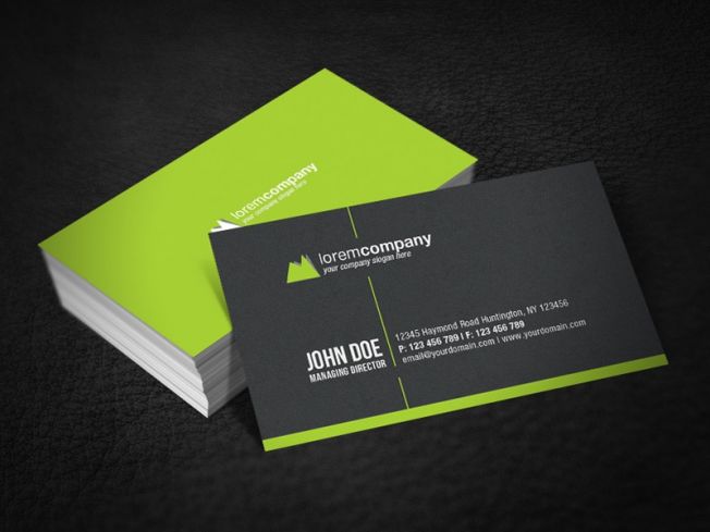 In card visit