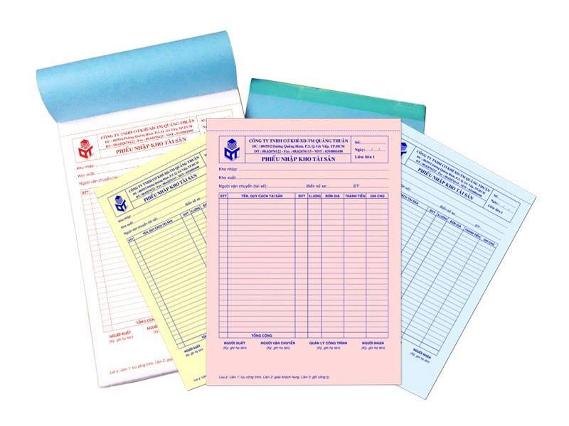 Công ty in biên lại thu phí, lệ phí ở tại tiền giang