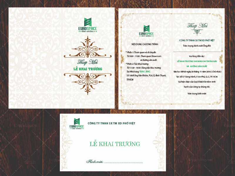 In thiệp mời khai trương